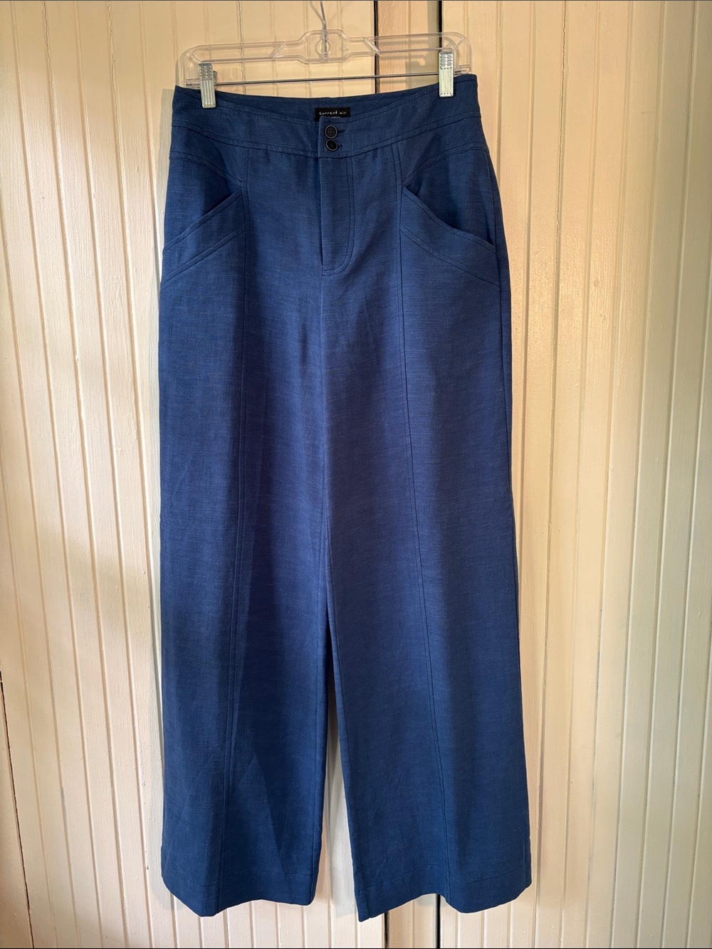 Current Air Wide-Leg Linen Trousers